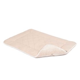 DGS Pet Products Pet Cotton Canvas Sleeper Cushion Extra Small Sand 15" x 20" x 1" (Color: Sand, size: medium)